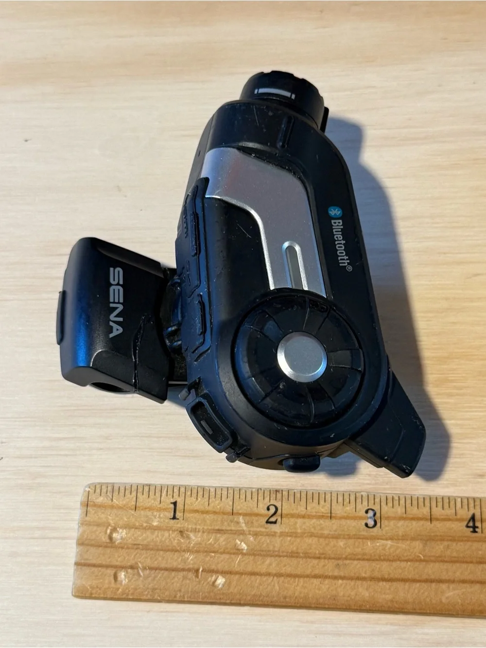 Sena 10C Blk w/Bluetooth Camera w/Clip MODULE ONLY “UNTESTED” No Charg Read Info